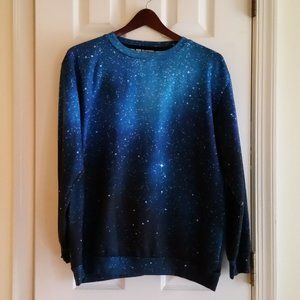 Beloved Blue Constellation Stars Nebula Sweater or Sweatshirt